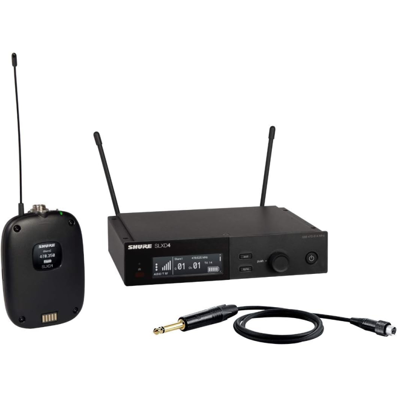 Shure slxd14 wireless system with slxd1 bodypack transmitter