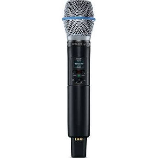 Shure slxd2/b87a digital wireless handheld microphone