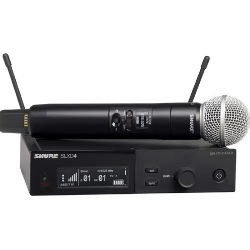 Shure slxd24/sm58 single wireless microphone system