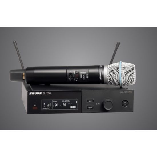Shure slxd24/b87a wireless system with beta87a handheld 