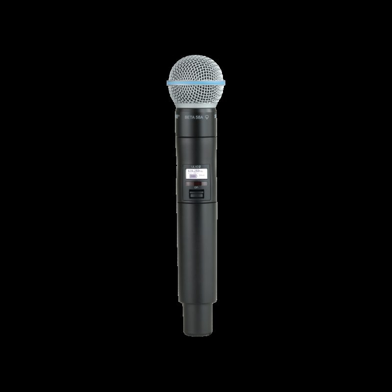 Shure ulxd2/b58 digital handheld wireless microphone beta 58a capsule