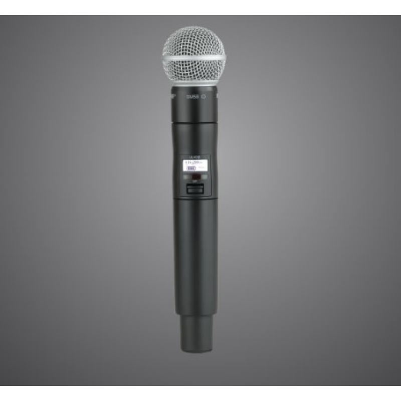 Shure ulxd2/sm58 digital handheld transmitter with sm58 capsule