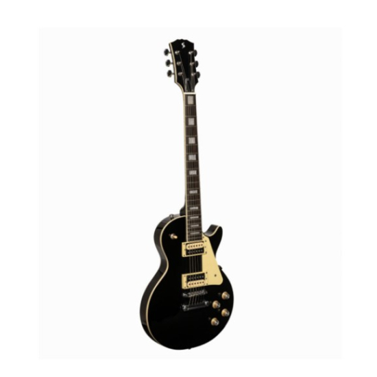 Stagg electric guitar selstd black