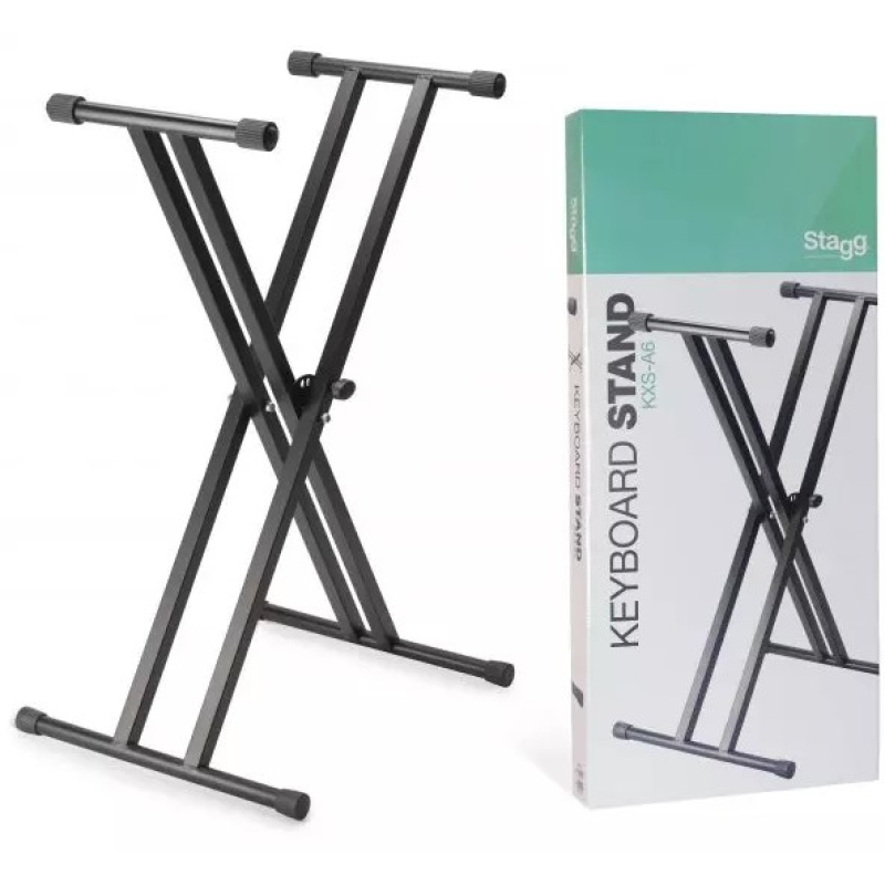 Stagg kxs a6 – double brace keyboard stand