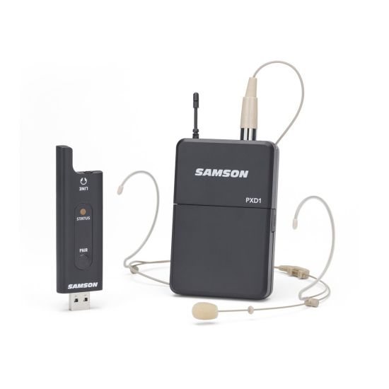 Samson XPD2 DE5 Headset USB Digital Wireless Mic System