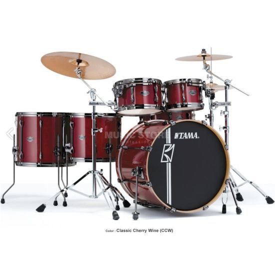 TAMA ML62HZBNS-CCW Superstar Hyper-Drive Maple 6-Piece Drum Shell Kit Only, Classic Cherry Wine