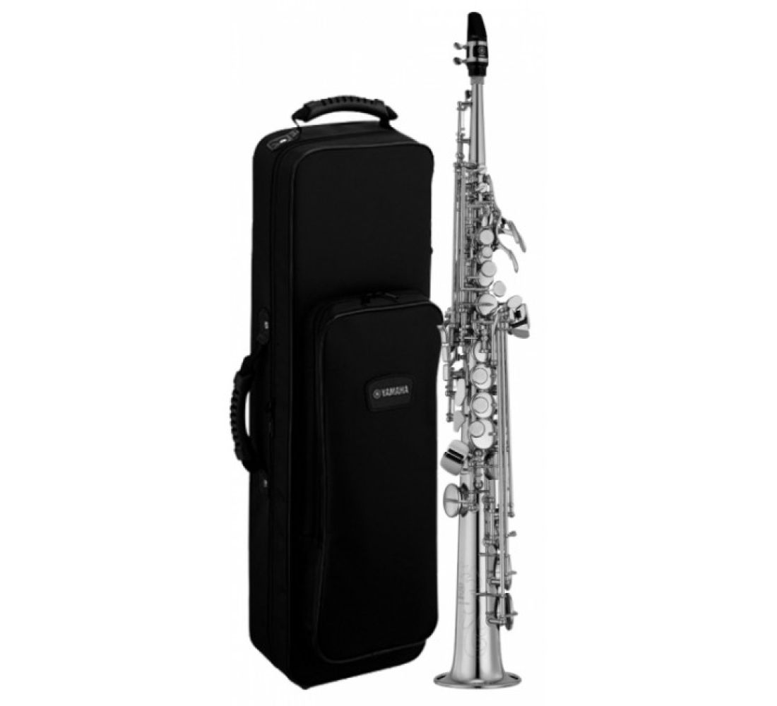 Yamaha YSS-475S II Soprano Saxophone - Sliver Plated