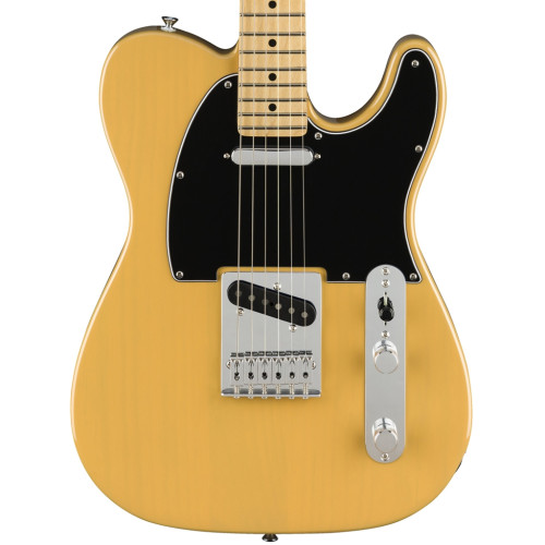 fender player telecaster with maple fretboard in butterscotch blonde