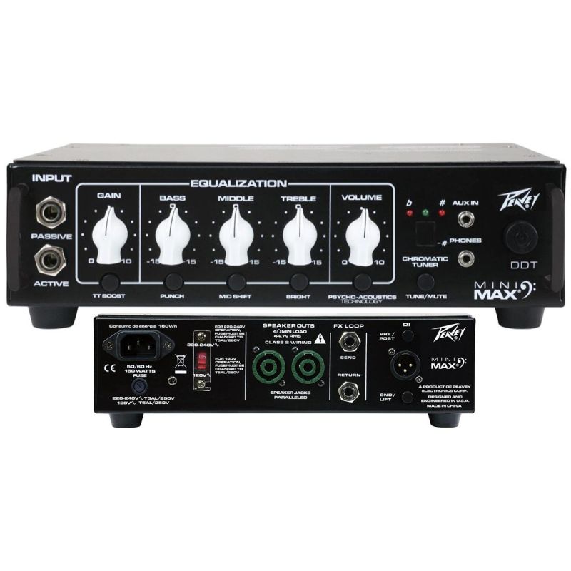 Peavey Mini MAX 500 Bass Head Amplifier