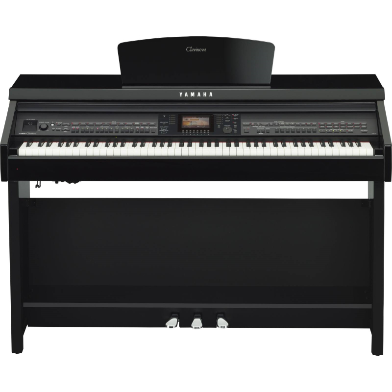 Yamaha cvp701b clavinova with bench digital piano black / rosewood