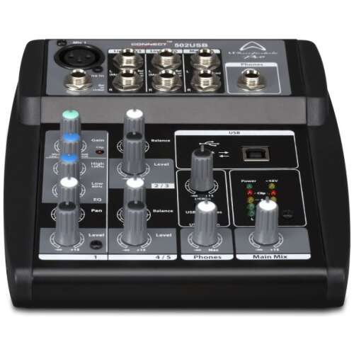 Wharfedale Pro Connect 502USB 5-channel compact USB mixer