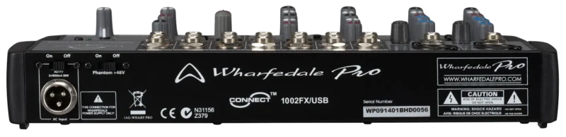 Wharfedale Pro Connect 1202FX/USB 12-channel Compact Mixer - Image 2