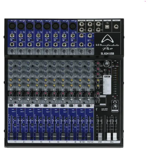 Wharfedale Pro SL824USB 12-Channel Analog Mixer