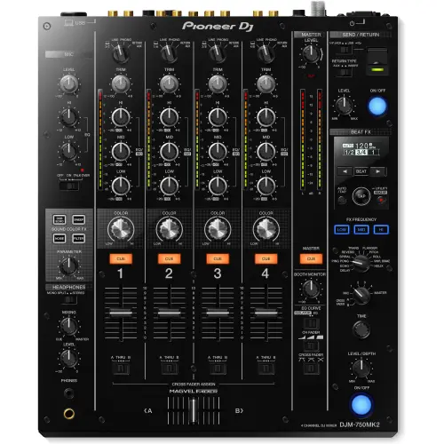Pioneer DJM-750MK2 4-channel Performance DJ Mixer