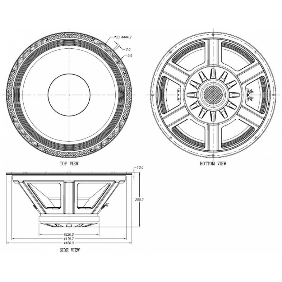 P Audio E18-400S 18" Loose Speaker - Image 4