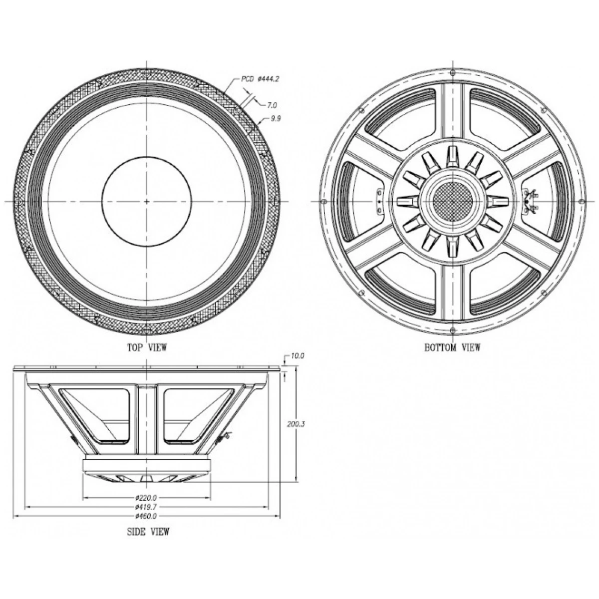 P Audio E18-400S 18" Loose Speaker - Image 4