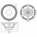 P Audio E18-400S 18" Loose Speaker - Image 4