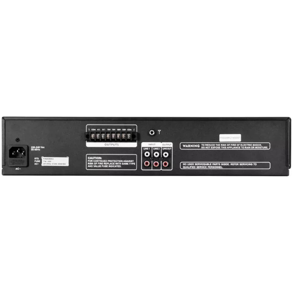 Hybrid PA600MKII Public Address Amplifier - Image 2