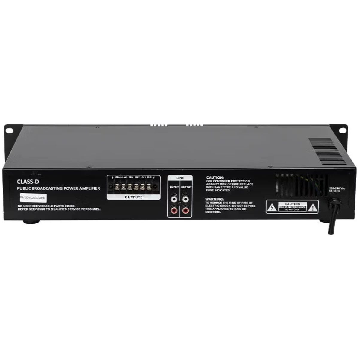 Hybrid PA150M Public Address Amplifier - Image 3