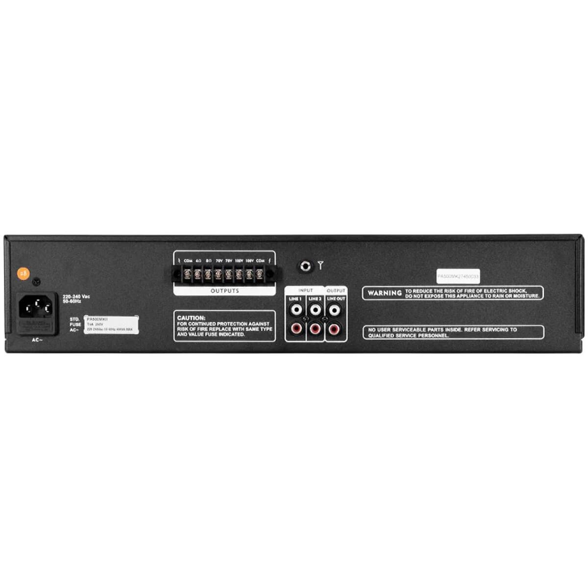 Hybrid PA500MKII Public Address Amplifier - Image 3