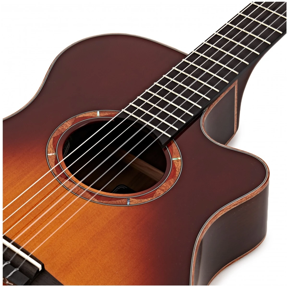 Yamaha NTX3 Brown Sunburst Acoustic-Electric Guitar - Image 5