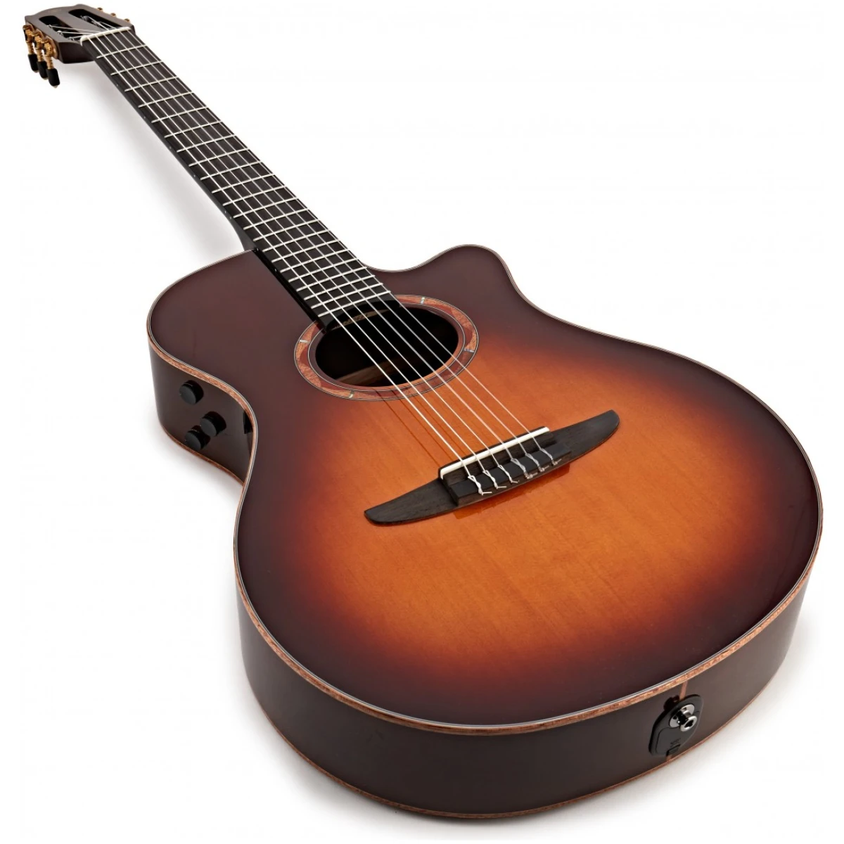 Yamaha NTX3 Brown Sunburst Acoustic-Electric Guitar - Image 2