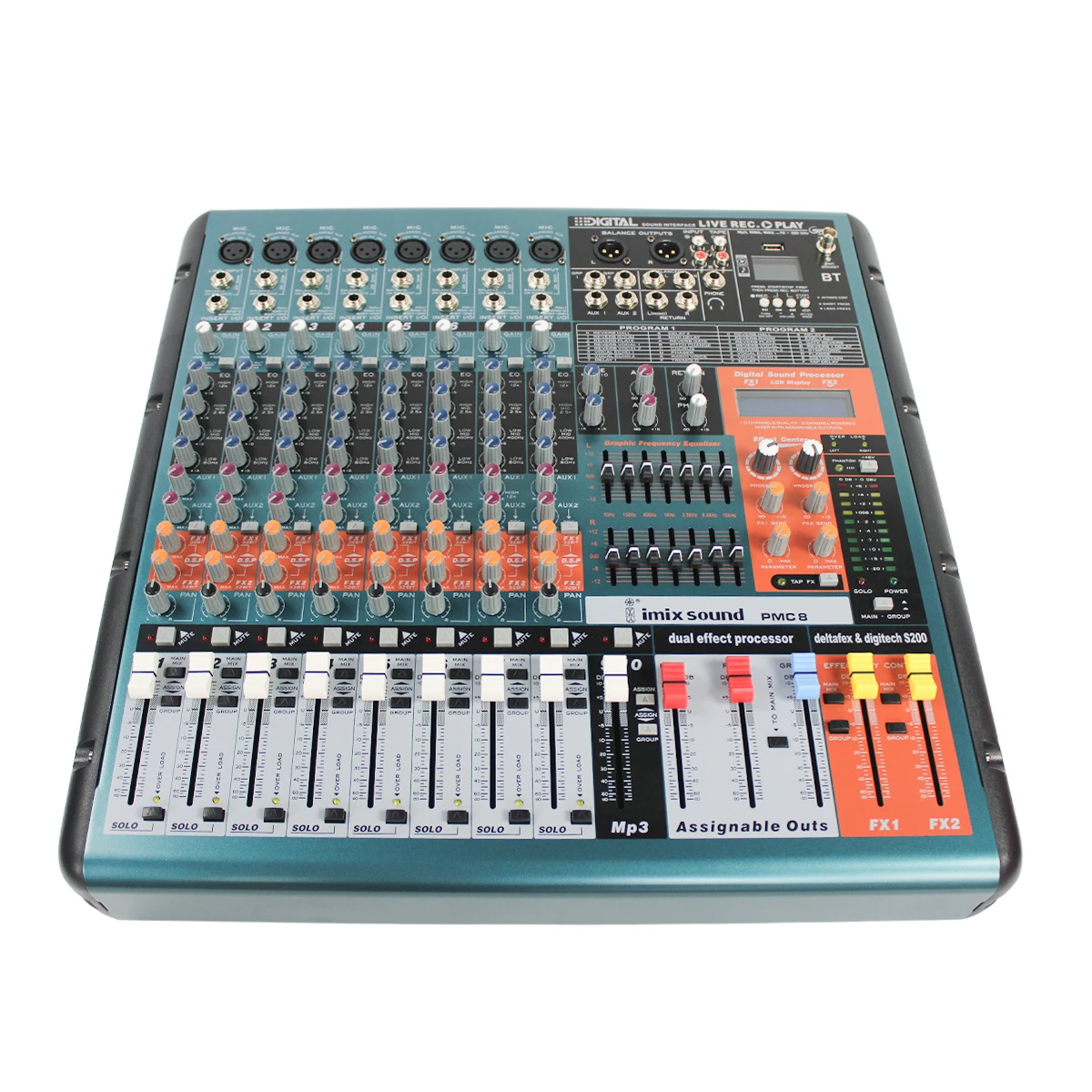 1-10.webp Imix PMC8 8 Channel Powered Mixer - Image 1