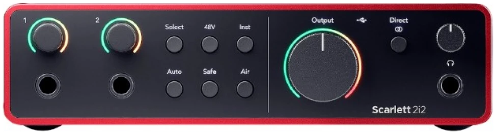 2i2g4 Focusrite Scarlett 2i2 4th Generation Audio Interface - Image 1