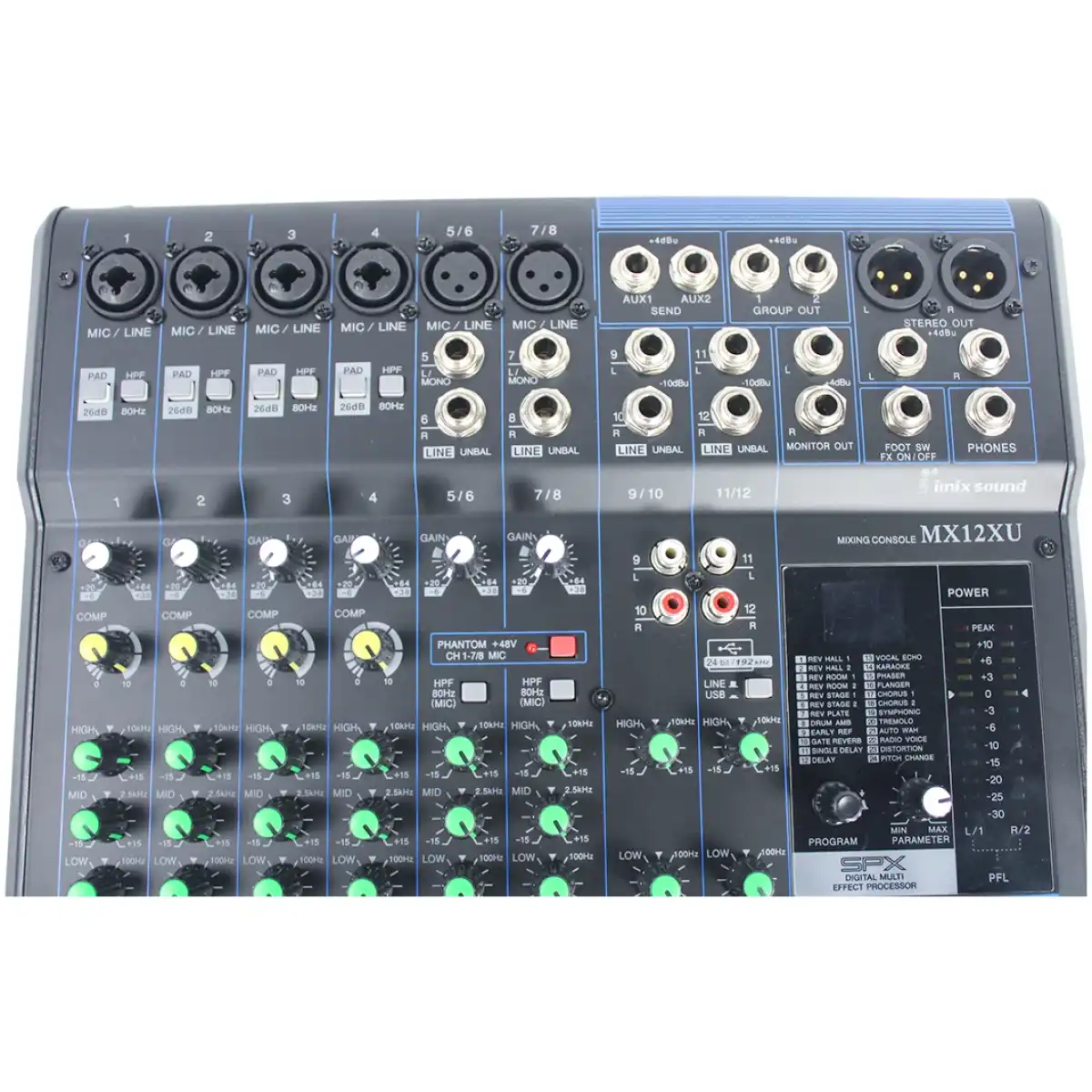 Imix MX12XU 12 Channel Analogue Mixer - Image 5