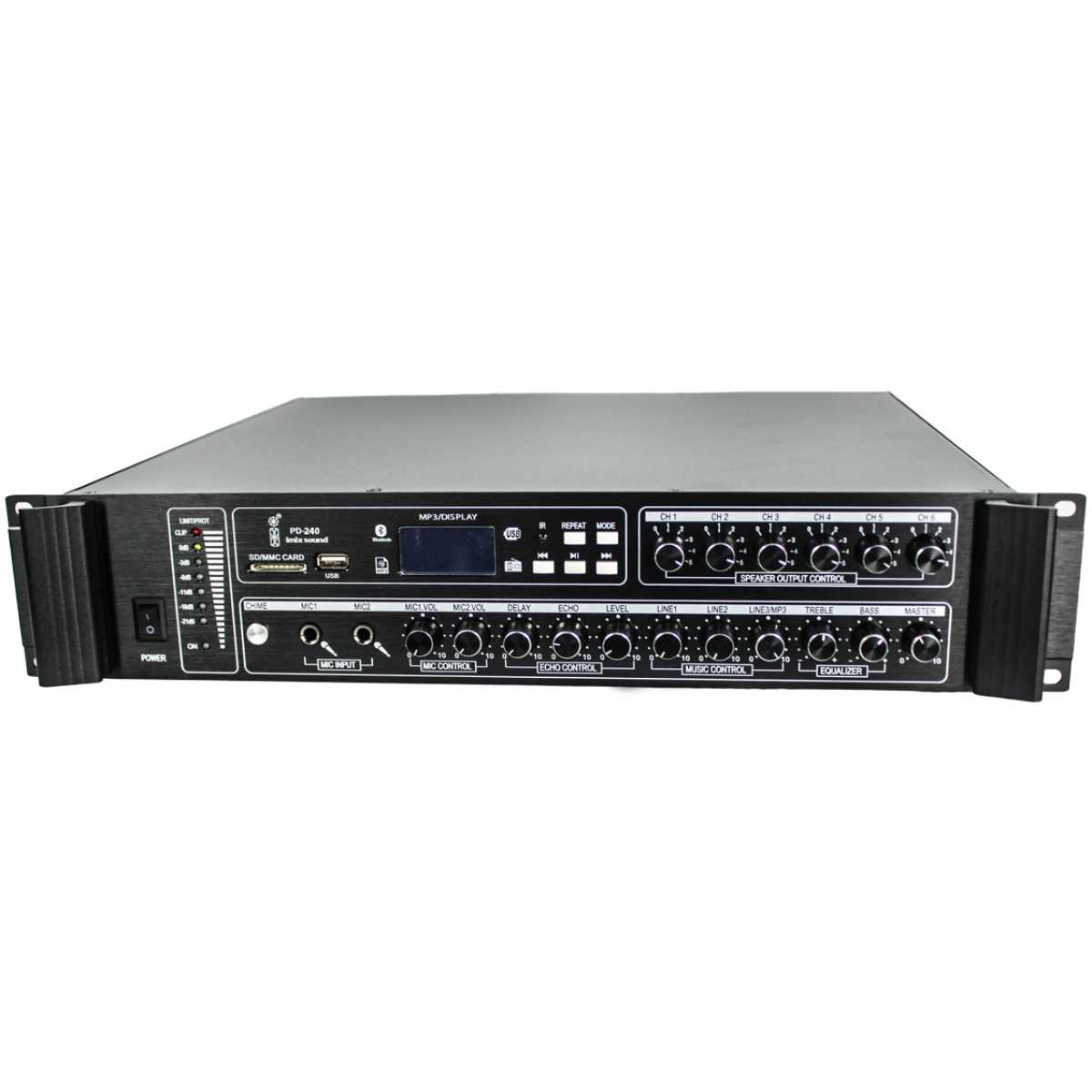 Imix PD-240 240W Public Address Amplifier - Image 2
