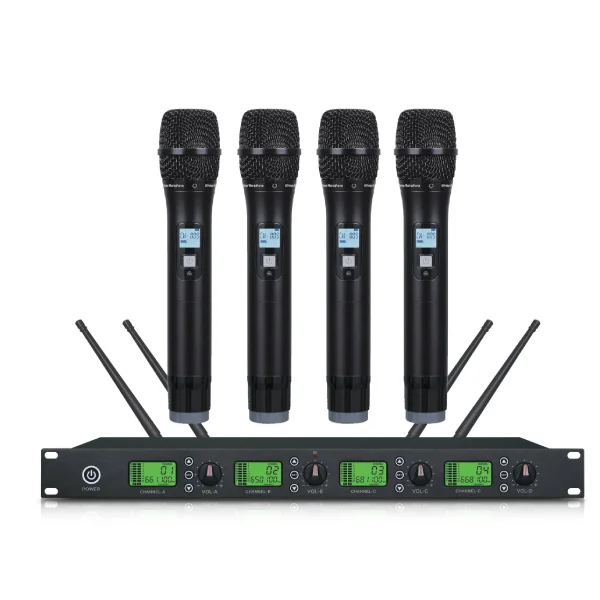 K-9004.webp Imix K-9004 4 Channel Wireless Microphone - Image 1