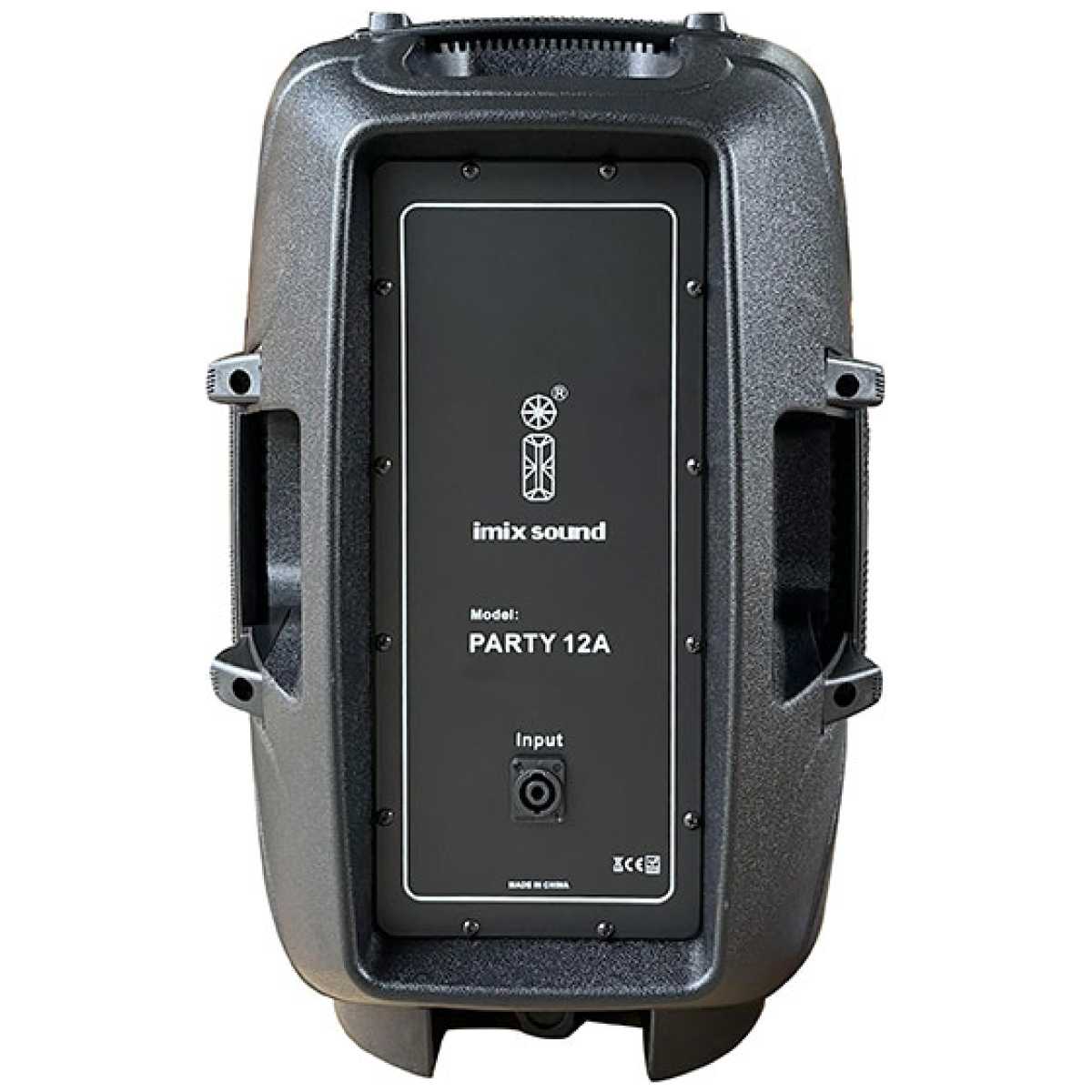 Imix Party 12A 12" Active Speaker Set w/ Stands And Mic - Image 5