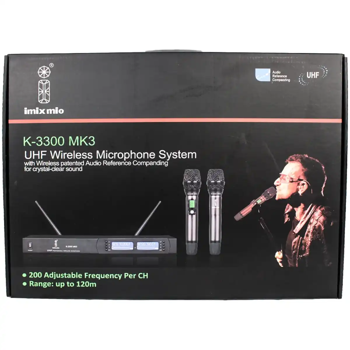 Imix IMK3300 MK3 ,UHF Adjustable Frequency Wireless Microphone - Image 5