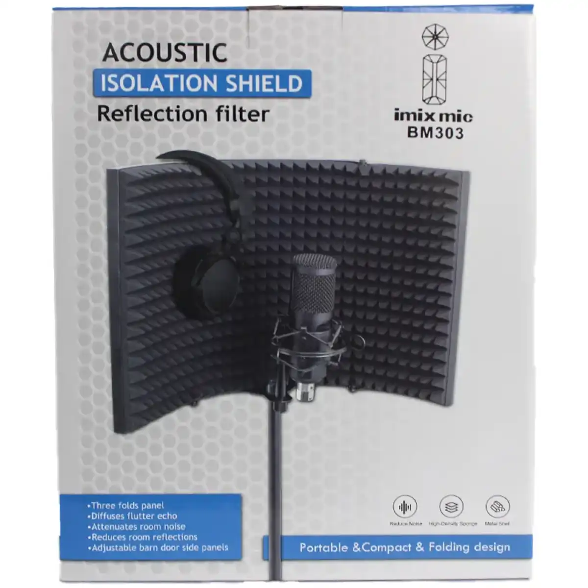 Imix IMBM303 3 Way Isolation Sheild - Image 5