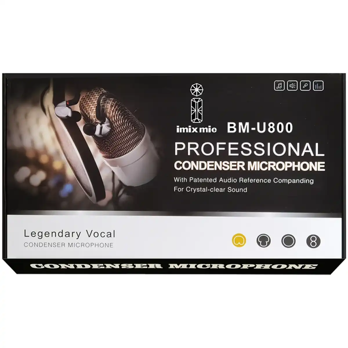 Imix BM-U800 USB Condenser Microphone Set - Image 5