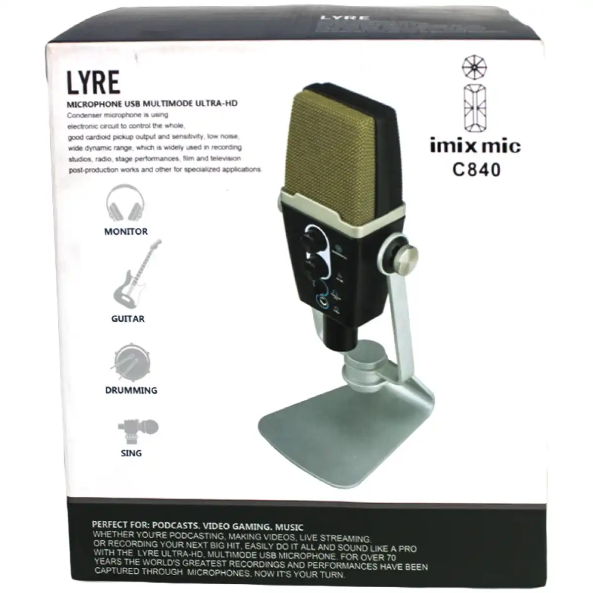 Imix IMC840 USB Desk Condenser Microphone - Image 6