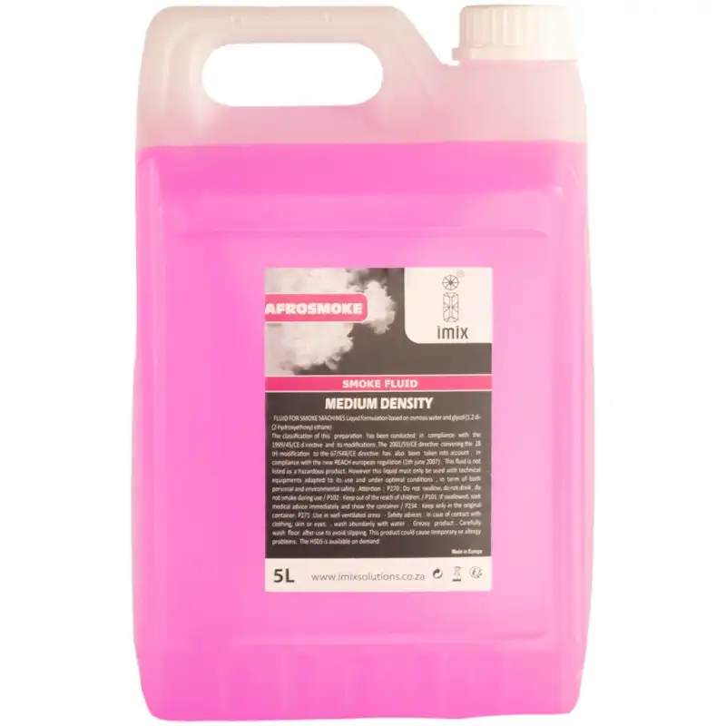 Afrosmoke 5L Medium Density Smoke Liquid