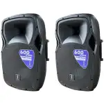 Imix Party 12A 12" Active Speaker Set w/ Stands And Mic - Image 2