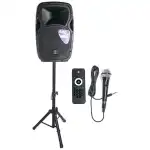 Imix Party 15A 15" Active Speaker w/ Stand And Mic