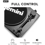 Gemini TT-900BB Bluetooth Stereo Turntable System - Image 2