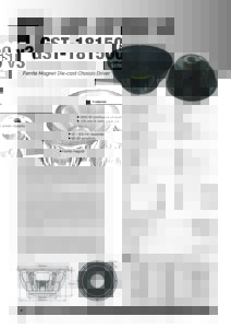 P Audio GST18-1500 18" Loose Speaker - Image 3