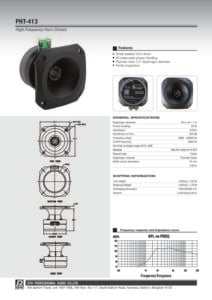 P Audio PHT-413 Horn-Driver - Image 4