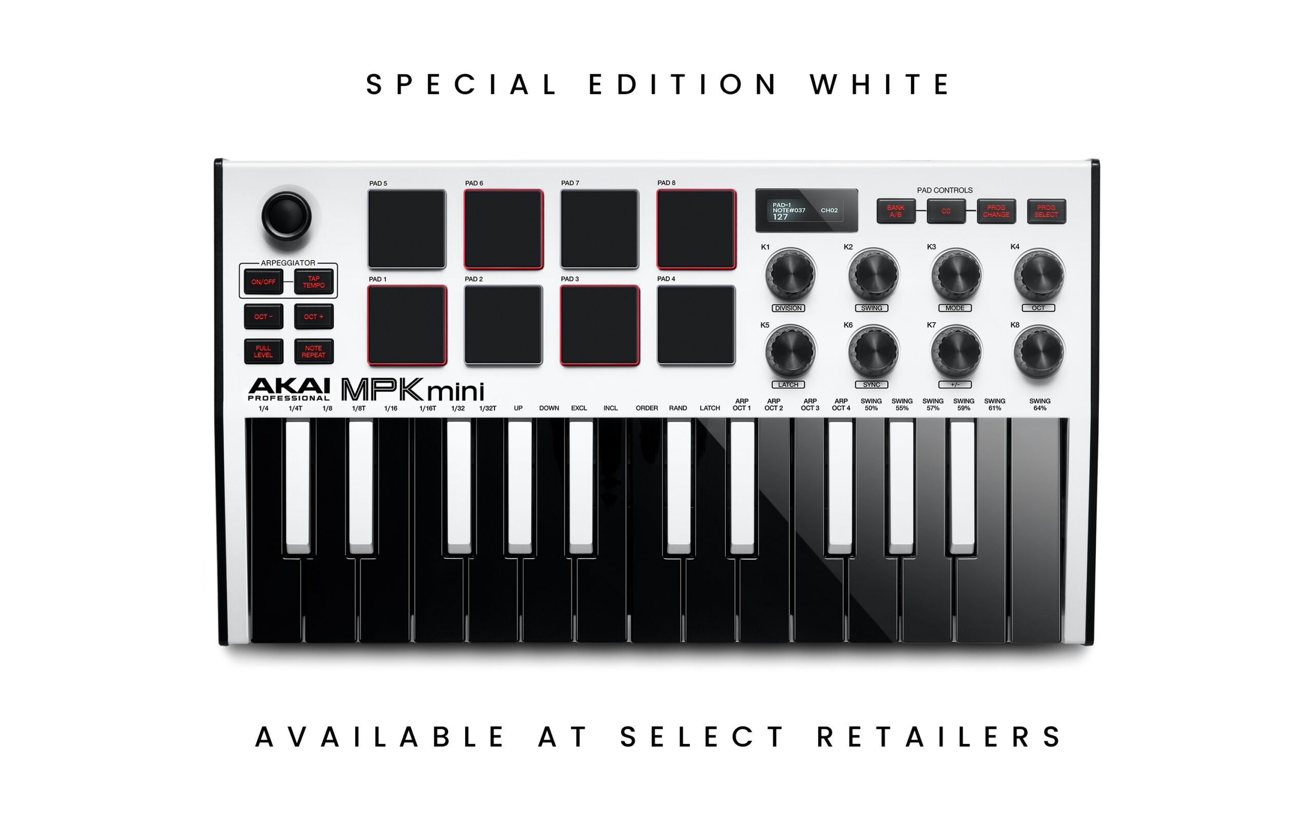 Akai Professional MPK Mini MK3 Keyboard/Pad Controller - A1