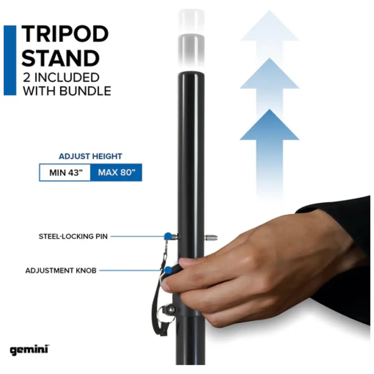 Gemini PA-SYS15 Comprehensive dual-speaker PA System - Image 5