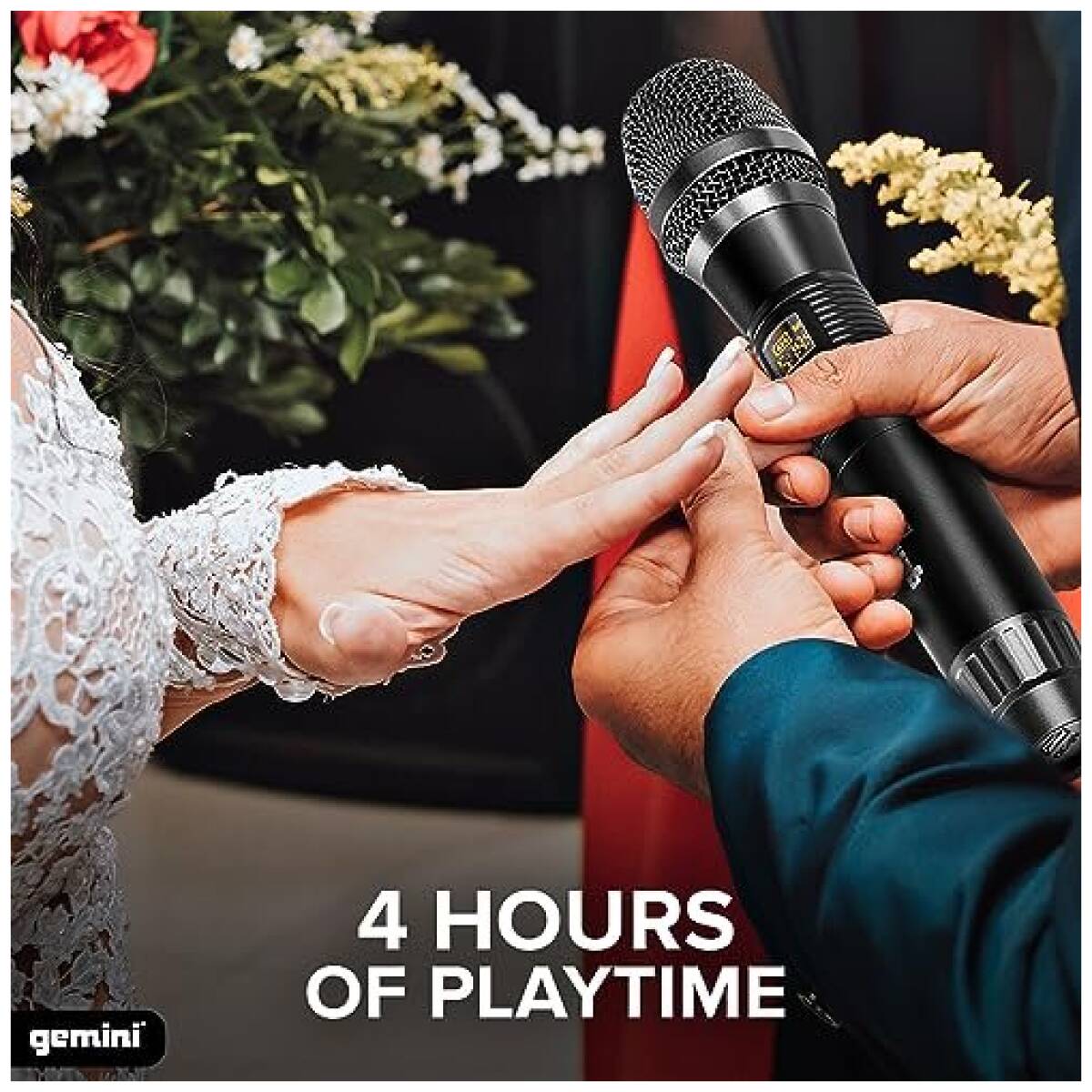 Gemini GMU-M100 UHF Wireless Handheld Microphone System - Image 4