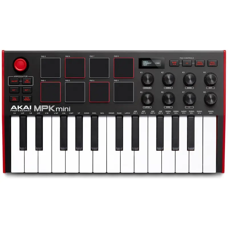 Akai Professional MPK Mini MK3 Keyboard/Pad Controller - A1 Sound