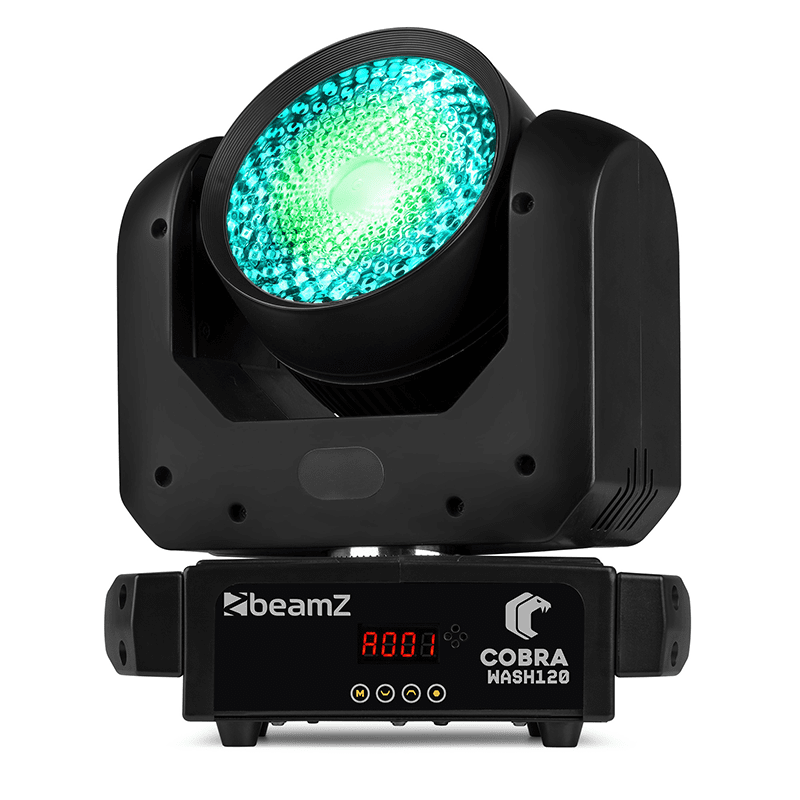 150.437B_3 BeamZ Cobra Wash 120 LED Moving Head Wash IP20 1x100W - Image 1
