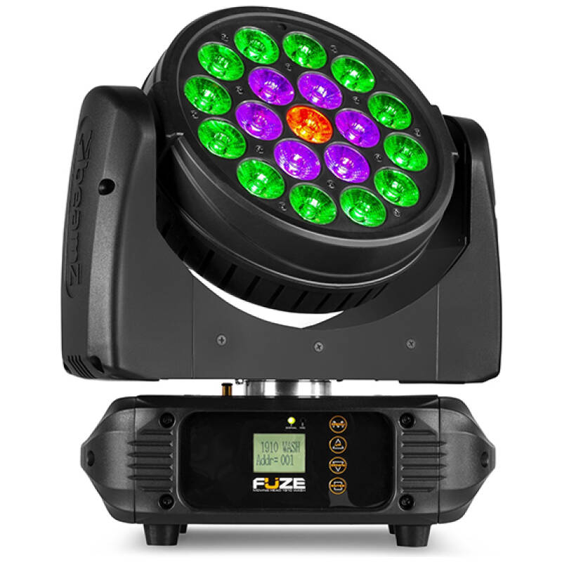BeamZ FUZE1910 LED Moving Head Wash With Ring Control