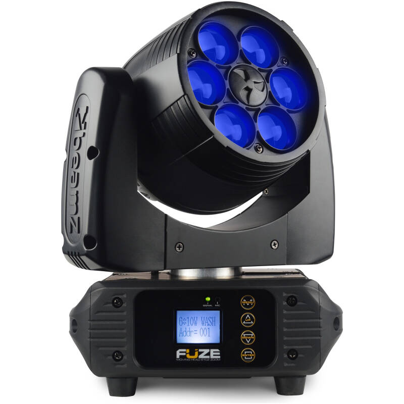 Beamz Fuze610Z LED Moving Head Wash With Zoom