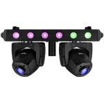 BeamZ Fuze Twin LED Moving Head Bar 1x75W + 6x15W RGBW